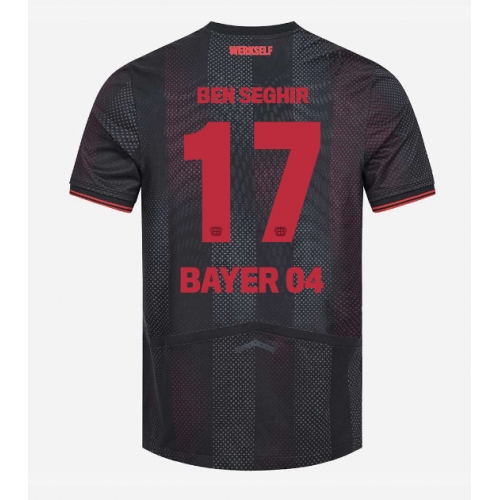 Billige Fotballdrakt Bayer Leverkusen Eliesse Ben Seghir #17 Replika Hjemmedrakt 2025-26 Kortermet Billige Fotballdrakt Bayer Leverkusen Eliesse Ben Seghir #17 Replika Hjemmedrakt 2025-26 Kortermet